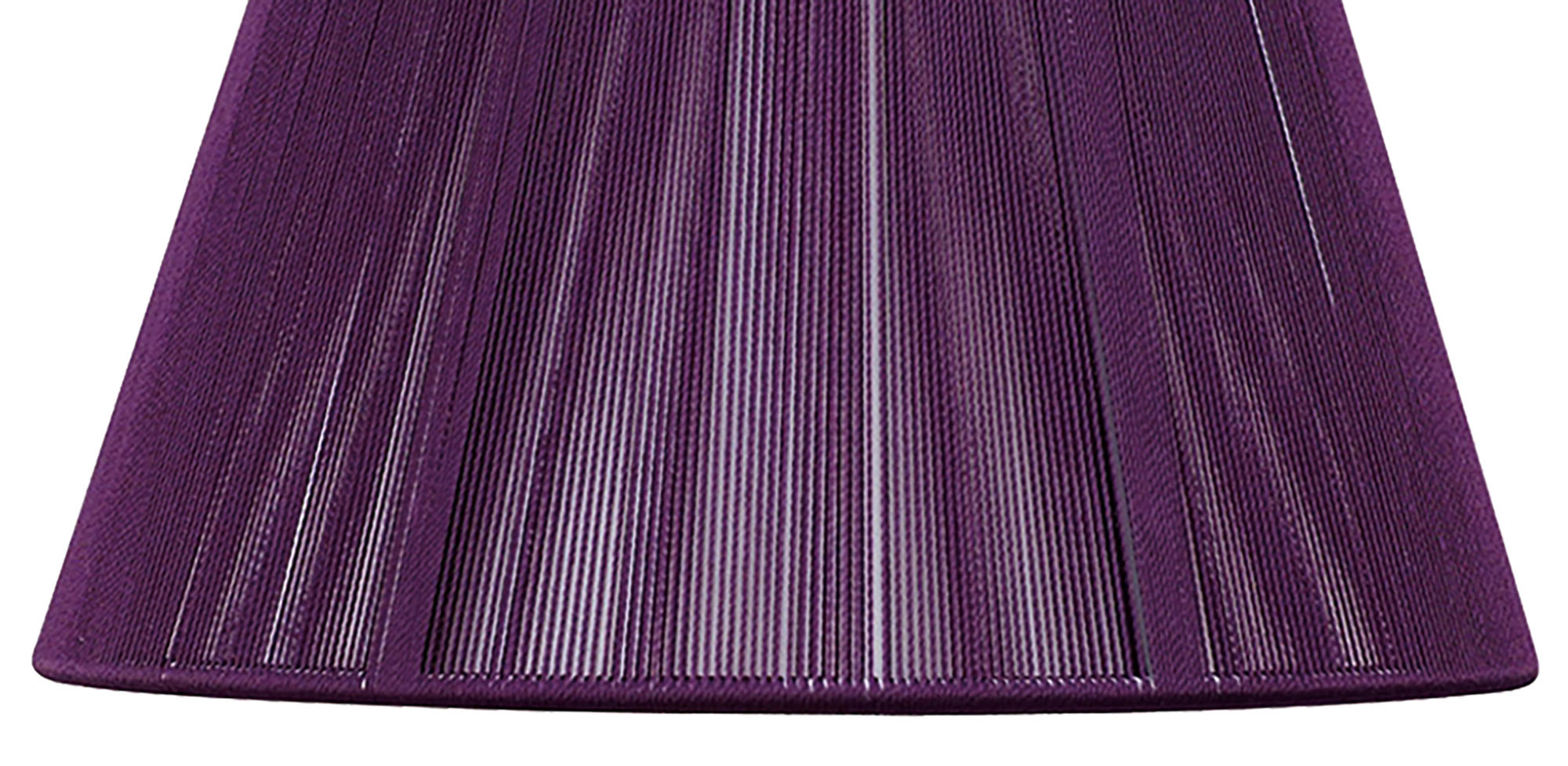 Silk 40cm String Shade Aubergine MS071  Mantra Fusion Silk String Shades